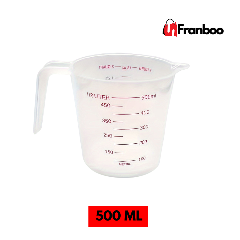 Ensemble de 03 Tasses à Mesurer – Plastique Durable & Bec Verseur