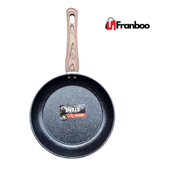 Poêle Creuse 24 cm Granit Antiadhésive – Cuisinez Sans Accrocher !